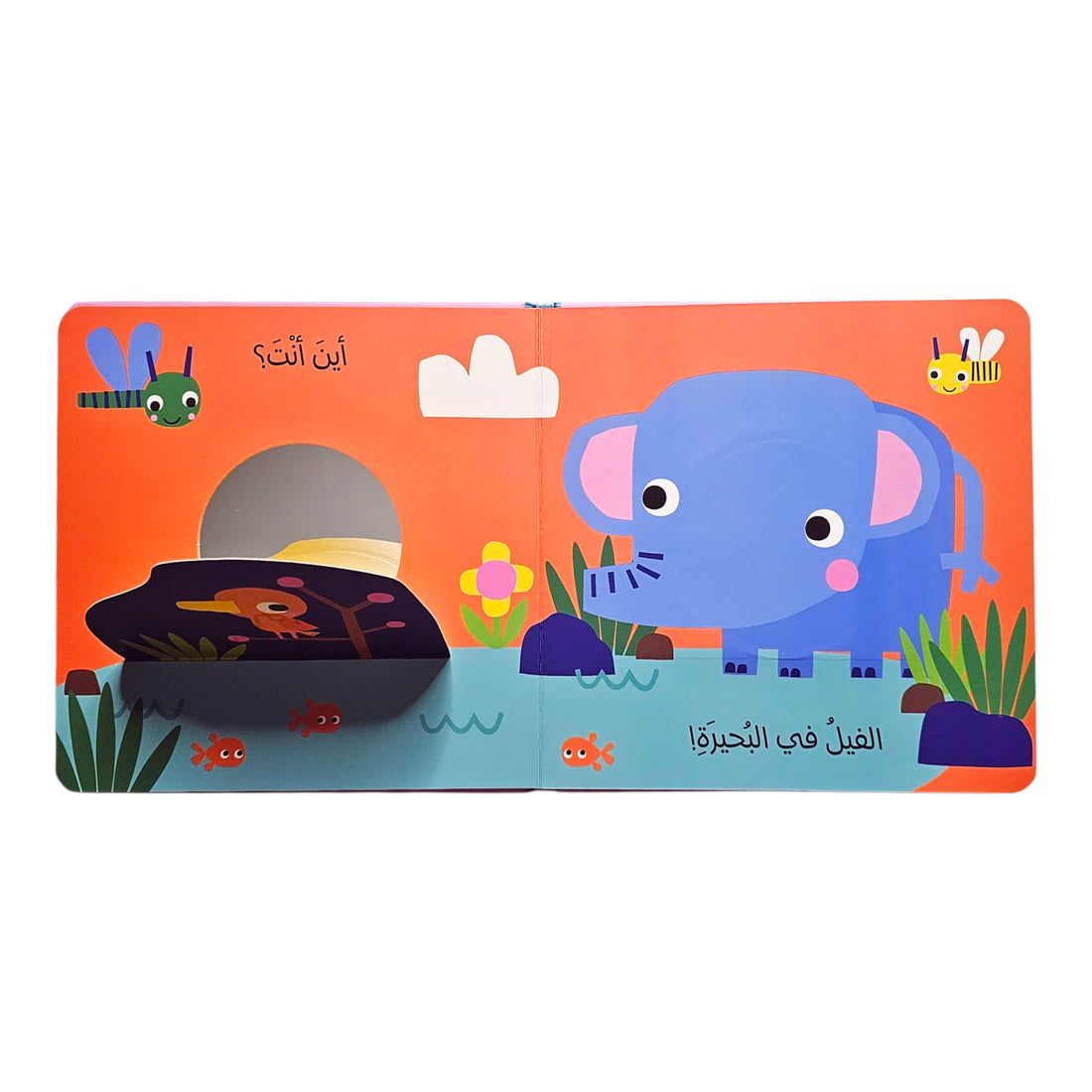 الفيل في السفانا أنظر من هنا - ( تفاعلي ) The Elephant In The Savana